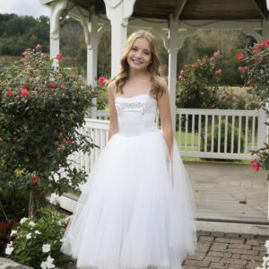 Custom bat mitvah dress. nancy-sinoway-custom-dress-white-bat-mitzvah